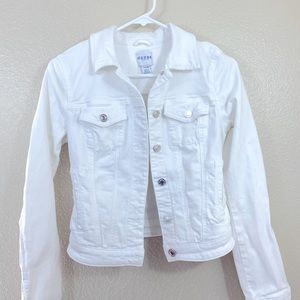 Guess white denim jacket